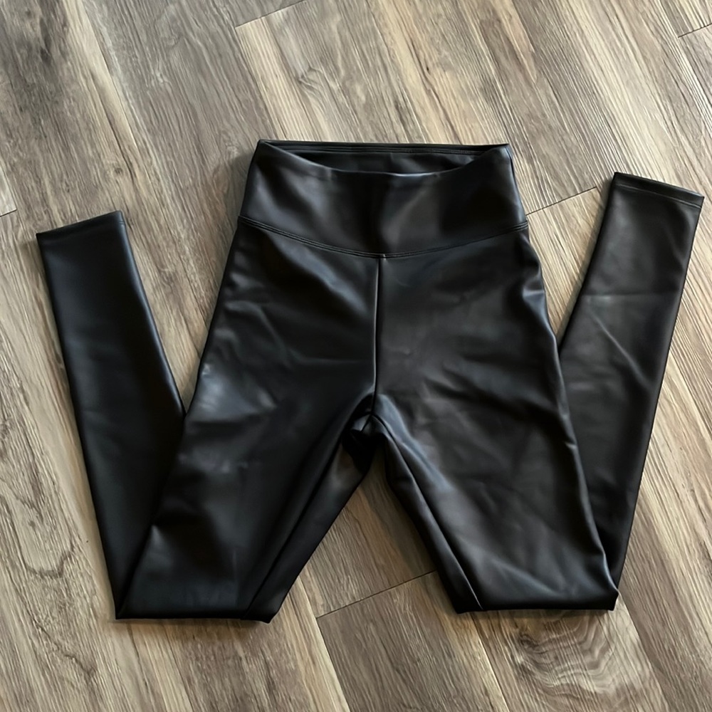 Express faux leather leggings. No tag. Never worn.